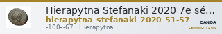 Hierapytna Stefanaki 2020 7e série ; groupes I-II ; émissions 51-57 (catalogue n° 326-385) — CANOA