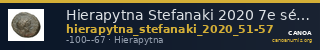 Hierapytna Stefanaki 2020 7e série ; groupes I-II ; émissions 51-57 (catalogue n° 326-385) — CANOA