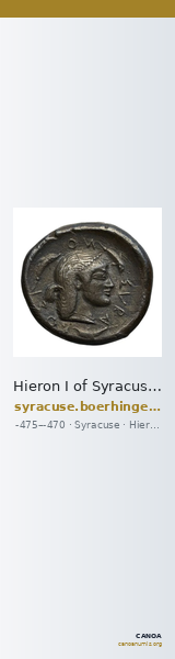 Hieron I of Syracuse Syracuse Boerhinger 1929 52_96-101 — CANOA
