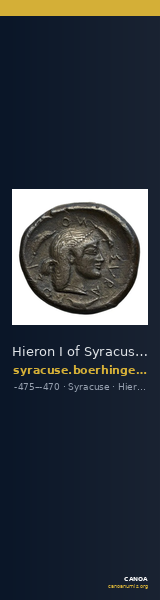 Hieron I of Syracuse Syracuse Boerhinger 1929 52_96-101 — CANOA
