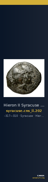 Hieron II Syracuse Calciati 1986 202 — CANOA