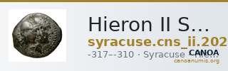 Hieron II Syracuse Calciati 1986 202 — CANOA