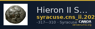 Hieron II Syracuse Calciati 1986 202 — CANOA