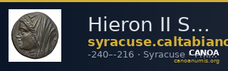 Hieron II Syracuse Caltabiano 1997 15-90 — CANOA