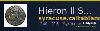 Hieron II Syracuse Caltabiano 1997 228-238 — CANOA
