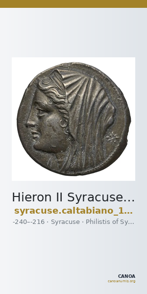 Hieron II Syracuse Caltabiano 1997 91-219 — CANOA