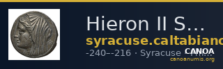 Hieron II Syracuse Caltabiano 1997 91-219 — CANOA