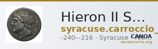 Hieron II Syracuse Carroccio 1994 1-14 — CANOA