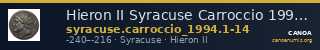 Hieron II Syracuse Carroccio 1994 1-14 — CANOA