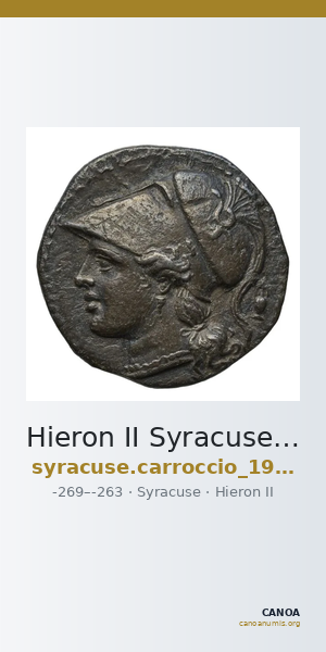 Hieron II Syracuse Carroccio 1994 1-32 — CANOA