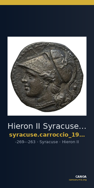 Hieron II Syracuse Carroccio 1994 1-32 — CANOA