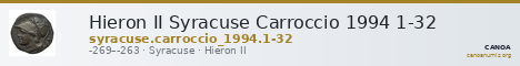 Hieron II Syracuse Carroccio 1994 1-32 — CANOA