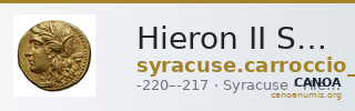 Hieron II Syracuse Carroccio 1994 16-58 — CANOA