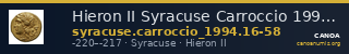 Hieron II Syracuse Carroccio 1994 16-58 — CANOA