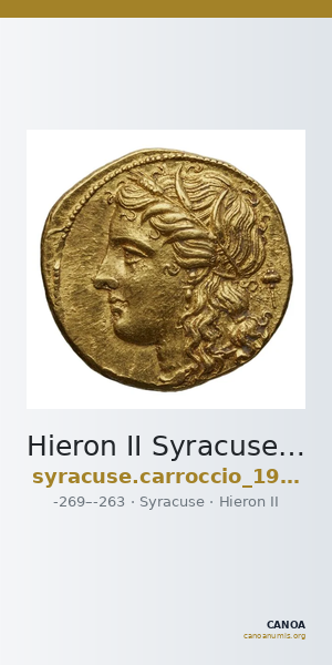 Hieron II Syracuse Carroccio 1994 3-15 — CANOA