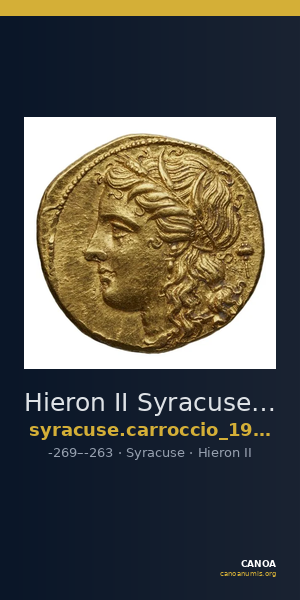 Hieron II Syracuse Carroccio 1994 3-15 — CANOA
