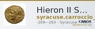 Hieron II Syracuse Carroccio 1994 3-15 — CANOA