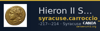 Hieron II Syracuse Carroccio 1994 59-94 — CANOA
