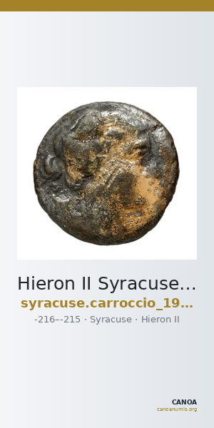 Hieron II Syracuse Carroccio 1994 pl_XV_L-M — CANOA