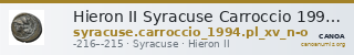 Hieron II Syracuse Carroccio 1994 pl_XV_N-O — CANOA