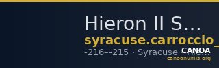 Hieron II Syracuse Carroccio 1994 pl_XV_Q — CANOA