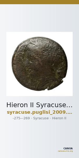 Hieron II Syracuse Puglisi 2009 335 — CANOA