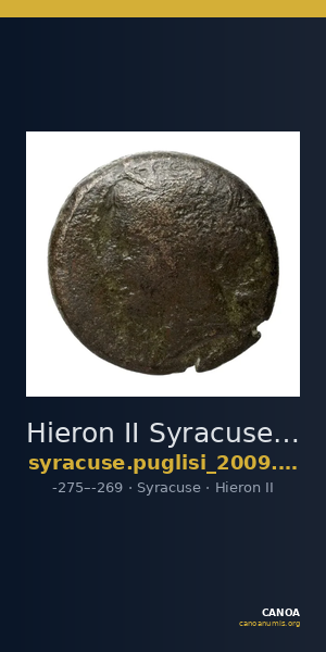 Hieron II Syracuse Puglisi 2009 335 — CANOA