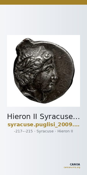 Hieron II Syracuse Puglisi 2009 341 — CANOA