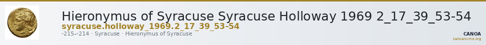 Hieronymus of Syracuse Syracuse Holloway 1969 2_17_39_53-54 — CANOA