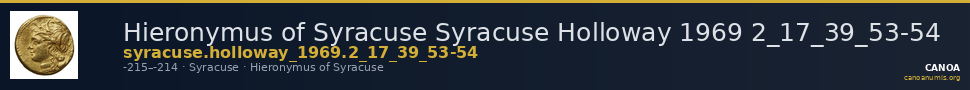 Hieronymus of Syracuse Syracuse Holloway 1969 2_17_39_53-54 — CANOA