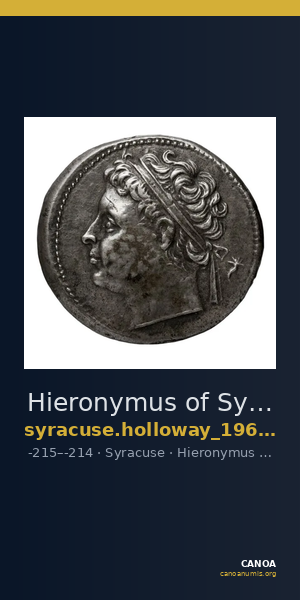 Hieronymus of Syracuse Syracuse Holloway 1969 3-16_18-38_40-52_55-60 — CANOA
