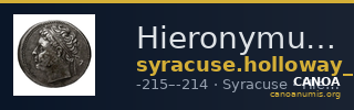 Hieronymus of Syracuse Syracuse Holloway 1969 3-16_18-38_40-52_55-60 — CANOA