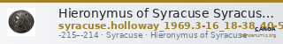 Hieronymus of Syracuse Syracuse Holloway 1969 3-16_18-38_40-52_55-60 — CANOA