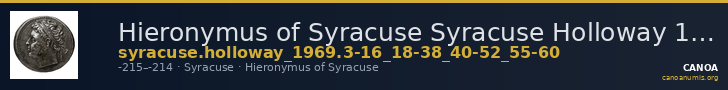 Hieronymus of Syracuse Syracuse Holloway 1969 3-16_18-38_40-52_55-60 — CANOA