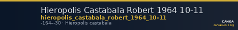 Hieropolis Castabala Robert 1964 10-11 — CANOA