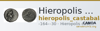 Hieropolis Castabala Robert 1964 14-17 — CANOA