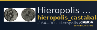 Hieropolis Castabala Robert 1964 14-17 — CANOA