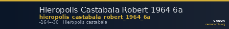 Hieropolis Castabala Robert 1964 6a — CANOA