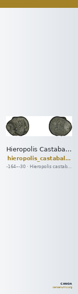 Hieropolis Castabala Robert 1964 7-8 — CANOA