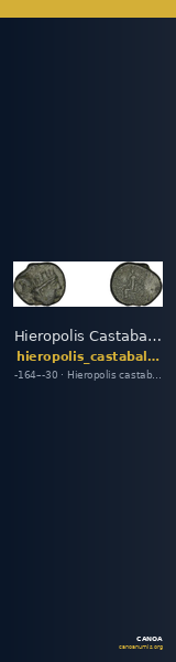 Hieropolis Castabala Robert 1964 7-8 — CANOA