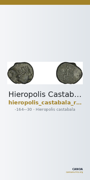 Hieropolis Castabala Robert 1964 7-8 — CANOA