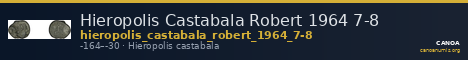 Hieropolis Castabala Robert 1964 7-8 — CANOA