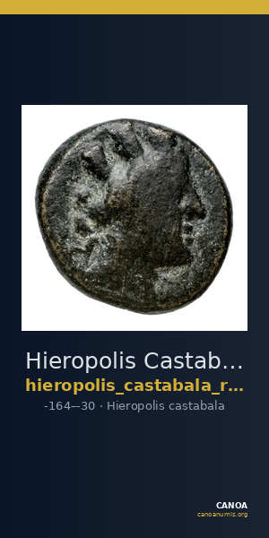 Hieropolis Castabala Robert 1964 9 — CANOA
