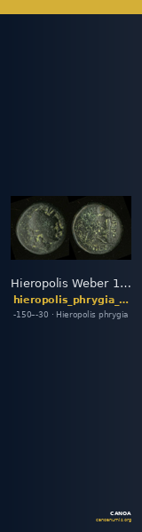 Hieropolis Weber 1911 1a — CANOA