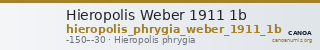 Hieropolis Weber 1911 1b — CANOA