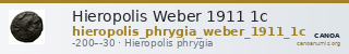 Hieropolis Weber 1911 1c — CANOA