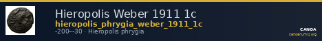 Hieropolis Weber 1911 1c — CANOA