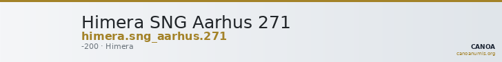 Himera SNG Aarhus 271 — CANOA