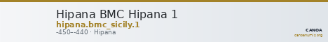 Hipana BMC Hipana 1 — CANOA