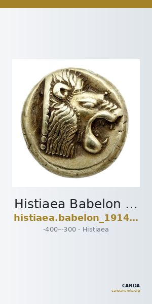 Histiaea Babelon 1914 193-195 — CANOA